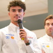 DTM ホッケンハイムの会場で行われたフォーミュラEのイベント。ヒンドラのマシンとドライバーが発表された