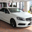 ダイヤトーンデモカー・Mercedes-Benz A180 Sports。