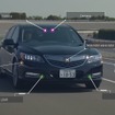 ホンダ・レジェンドがベースの自動運転テスト車両