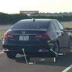 ホンダ・レジェンドがベースの自動運転テスト車両