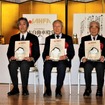 左から小杉二郎氏、染谷常雄氏、大槻幸雄氏