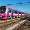 6両編成1本が落成した新京成80000形。京成3100形とほぼ共通仕様となった車両。