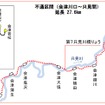 只見線不通区間の概要。