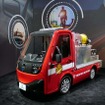小型EVベンチャーのTROPOSMOTORSが開発した小型消防車