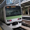 1月限りで山手線から撤退するE231系500番台（写真はトウ505編成）。同車の山手線での運用はおよそ18年に及んだ。2019年12月30日、東京駅。