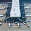 稼働を停止した武漢国際空港（1月29日）