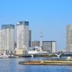 豊洲大橋。左が晴海、右が豊洲。