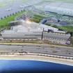 羽田エアポートガーデン完成予想図　※状況がわかりやすいよう、建物北側の立体駐車場を透過して描いた。