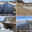 3月11日に確認された釧網本線と花咲線の被災状況。
