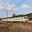 3両編成の増結列車。2020年4月12日。