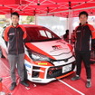 TOYOTA Gazoo Racingチーム眞貝知志さん（左）と安藤裕一さん（右）