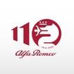 アルファロメオの創立110周年記念ロゴ