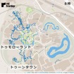 ディズニーランドの1時間ごとの人流（8時）