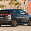 日産の新世代電動4WD「e-4ORCE」のテスト車両（リーフがベース）