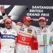 【F1イギリスGP】リザルト…リタイア7台、ランキングは3者同点
