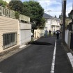東京外かく環状道路工事現場付近での地表面陥没