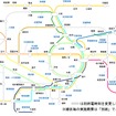 終電繰上げ・初電繰下げの対象線区。