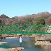 トラス橋に架け替えられた後の第六久慈川橋梁のイメージ。