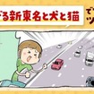 E1A新東名6車線化完成記念、エッセイコミック「犬と猫どっちも飼ってると毎日たのしい」とコラボキャンペーンを実施