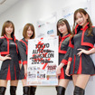 東京オートサロン2021、A-class。左から林 紗久羅さん、小林 唯叶さん、美月さん、苗加 結菜さん