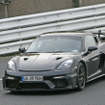 ポルシェ 718ケイマン GT4 RS プロトタイプ（スクープ写真）