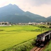 豊肥本線宮地駅で折り返すルートに変更されている『ななつ星in九州』。久大本線全線再開後は豊肥本線～久大本線をフルに乗り入れるルートに戻ることに。
