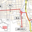 自動運転バスのルート