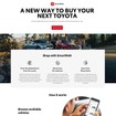 米トヨタのオンライン新車販売「SmartPath」のイメージ