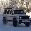 メルセデスベンツ　G500/G550 4x4スクエアード 次期型プロトタイプ　スクープ写真