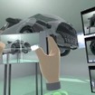VRを活用した研修イメージ：損傷箇所の撮影