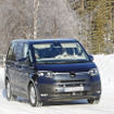 VW T7 プロトタイプ（スクープ写真）