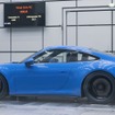 ポルシェ 911 GT3 新型の空力テスト