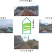 6月に発売する185系『踊り子』のマルチアングル展望動画の映像例（東海道本線早川～根府川間）。収録時間は60分で、正面・左右・後方の 4 アングルを切り替えて映す。このほか20分間の特典映像2種類も収録。