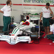 【MSジャパン08】ホンダF1デモ走行の大盤振る舞い