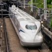 運転士の一時離席が起こったJR東海のN700S。当時の走行速度は150km/h程度だったという。