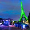 トヨタ MIRAI とフランス・パリのエッフェル塔