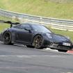 ポルシェ 911 GT3 RS 次期型プロトタイプ（スクープ写真）