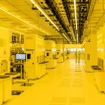 ドレスデンに建設した半導体新工場の内部