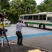 米親子を乗せたと思われる車両が東京地裁に到着（6月14日）