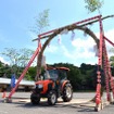 笠間稲荷神社、車の茅の輪くぐり