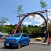 笠間稲荷神社、車の茅の輪くぐり