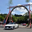 笠間稲荷神社、車の茅の輪くぐり