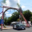 笠間稲荷神社、車の茅の輪くぐり
