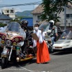 笠間稲荷神社、車の茅の輪くぐり