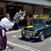 笠間稲荷神社、車の茅の輪くぐり