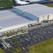 日産の英国サンダーランド工場の隣接地にエンビジョンAESCが建設する大規模バッテリー工場「ギガファクトリー」の完成予想図