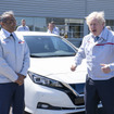 日産の英国サンダーランド工場を訪問したボリス・ジョンソン首相