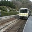 7月9日も終日運休が続く木次線。写真は出雲坂根駅。