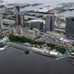 トライアスロン会場となるお台場海浜公園付近