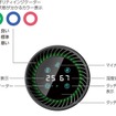 空気の状態を確認できる各種LED表示